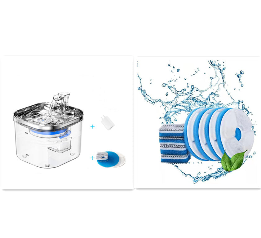 Fuente y Filtros para fuente inteligente para animales Animexus Flow