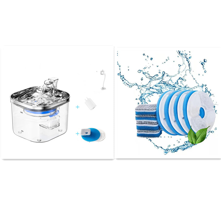 Fuente y Filtros para fuente inteligente para animales Animexus Flow