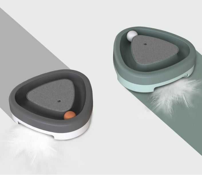 TriPlay en gris grafito y verde salvia con su pluma