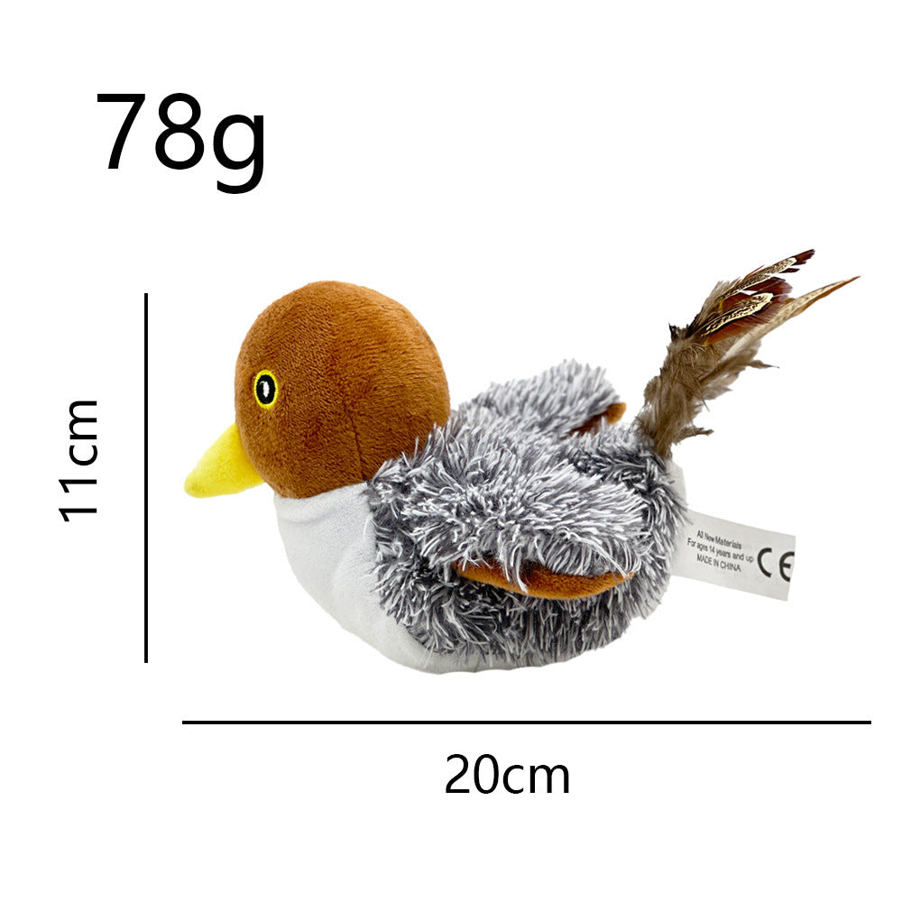 Pájaro interactivo FlapBird edición Navidad con sombrero