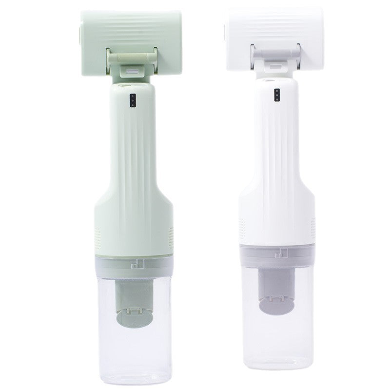 Cepillo aspirador GroomVac en verde y blanco
