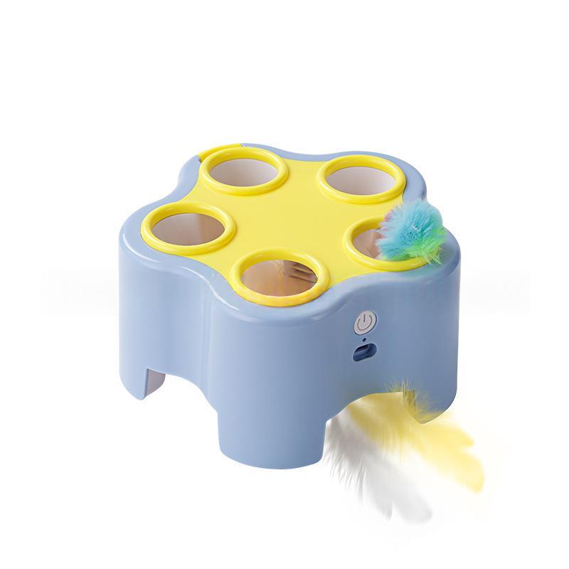 PopMole azul con tapa amarilla