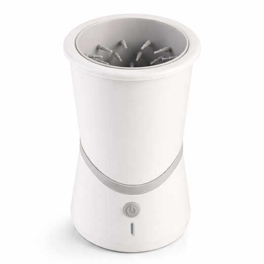 CleanPaws Pro — limpia patas eléctrico recargable (USB-C)