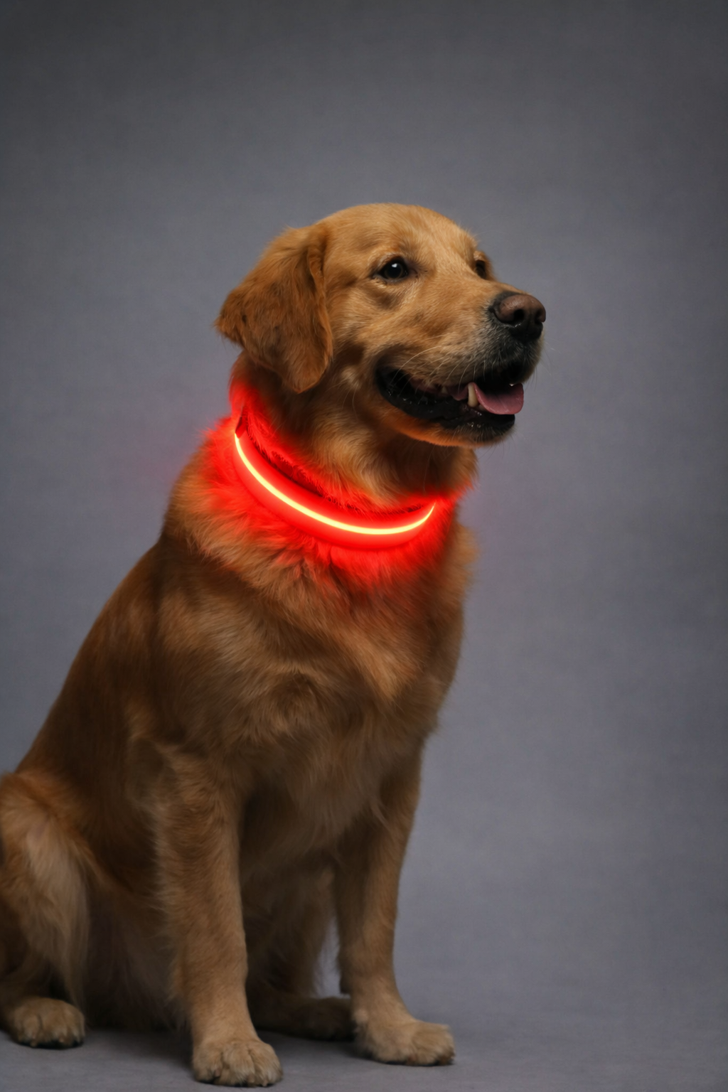 NightGlow — Collar LED recargable