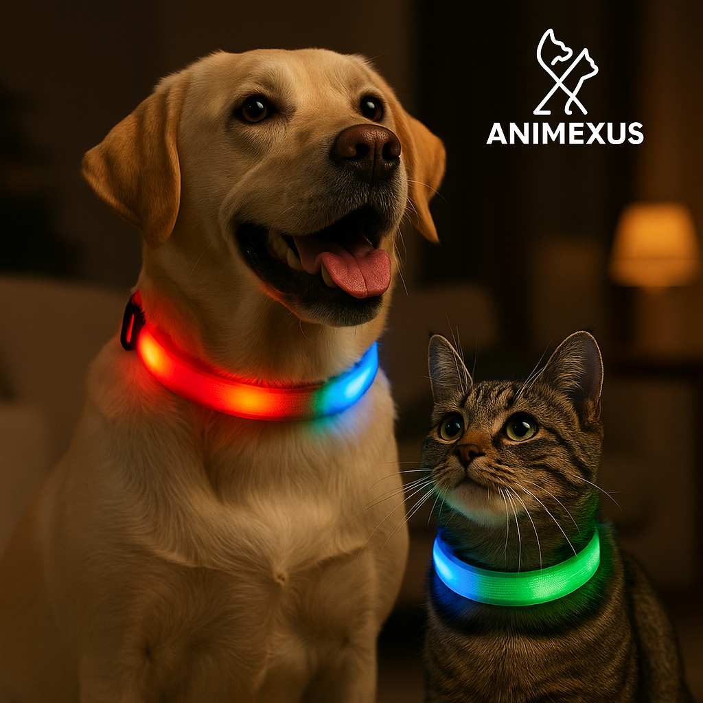 Animexus® NightGlow™ – Collar LED Recargable