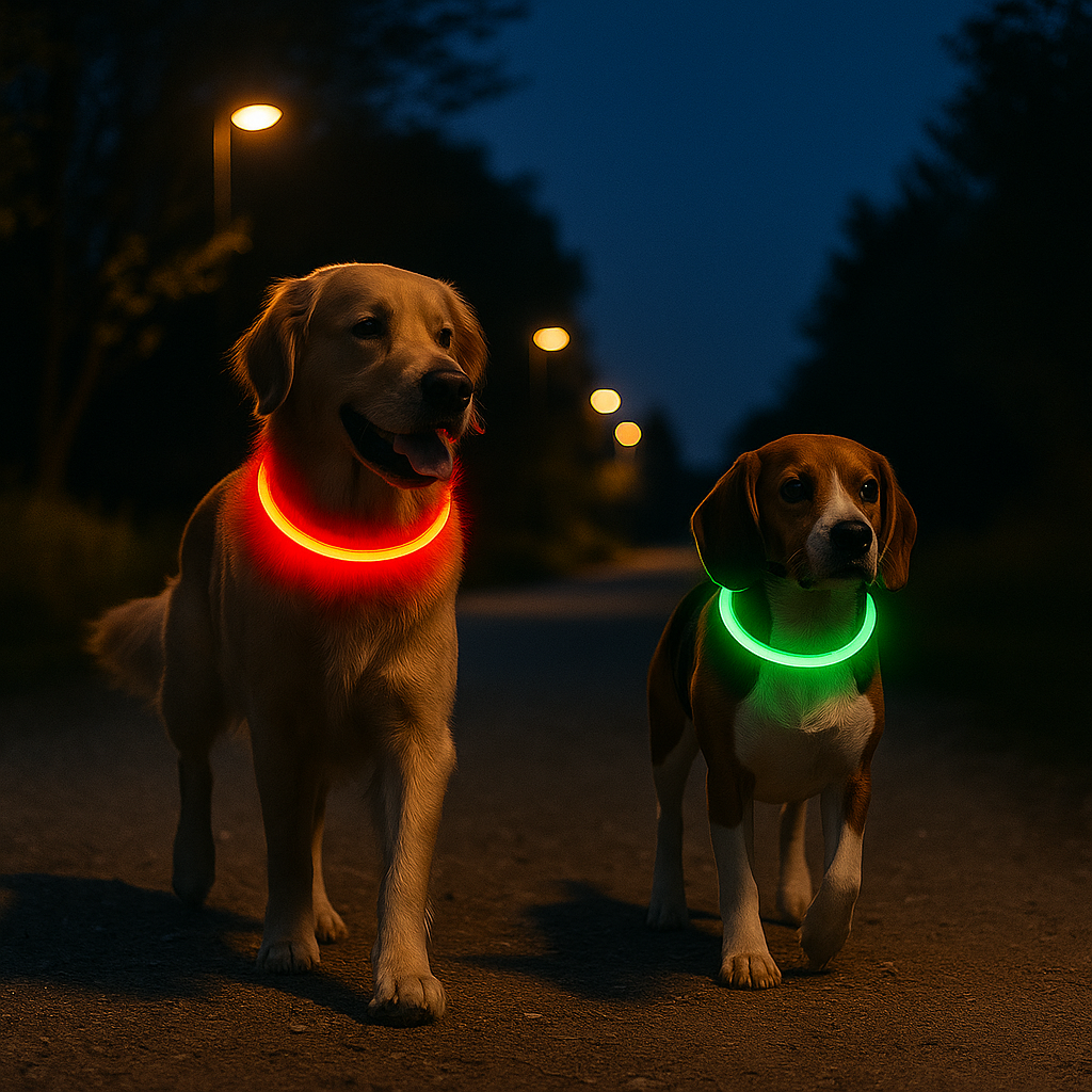 Animexus® NightGlow™ – Collar LED Recargable