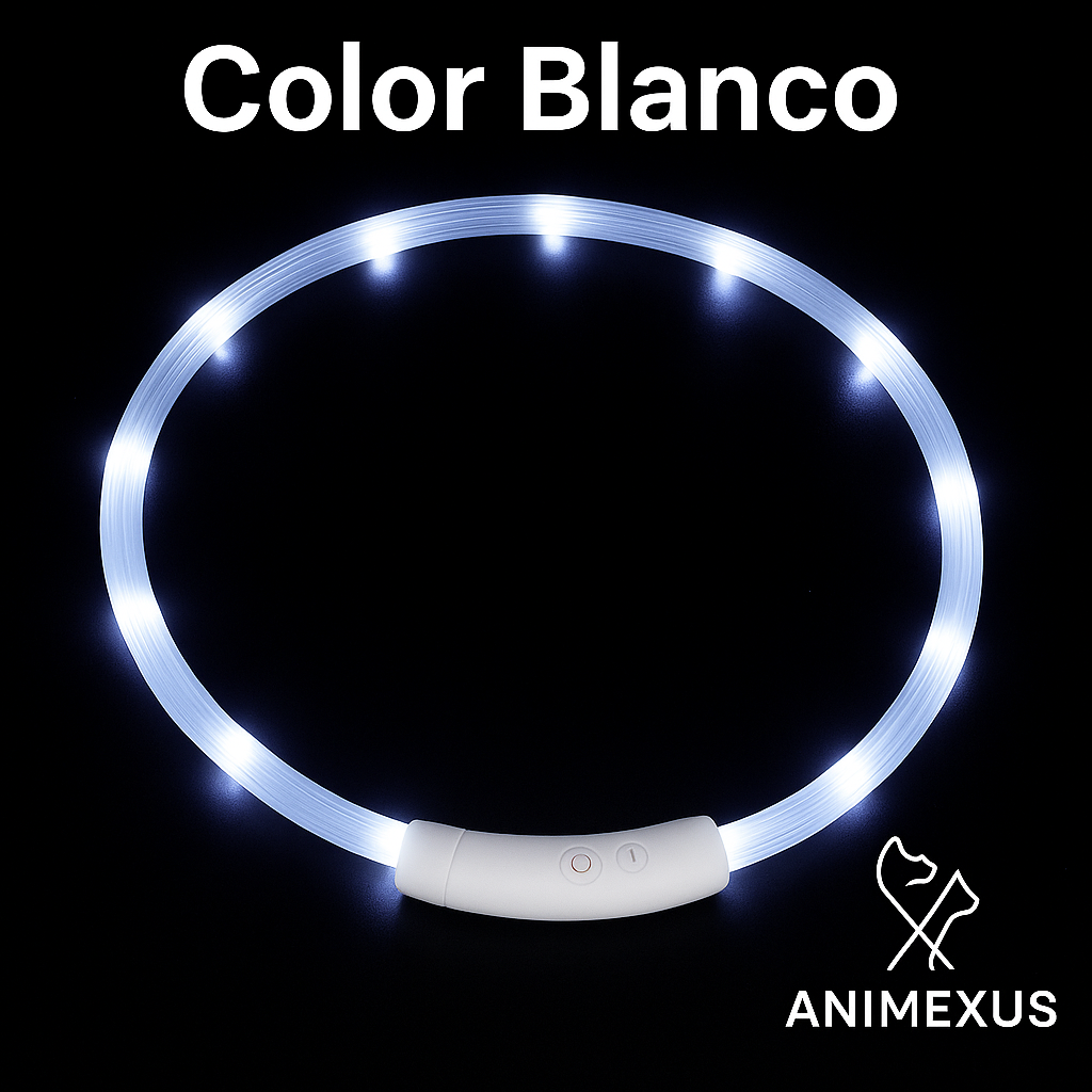 Animexus® NightGlow™ – Collar LED Recargable
