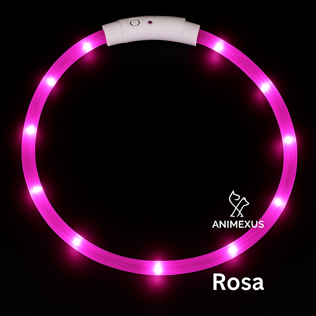 Animexus® NightGlow™ – Collar LED Recargable