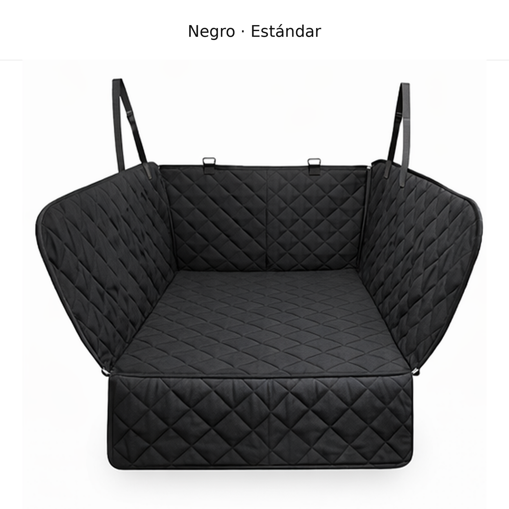 Protector de asiento trasero para coche tipo hamaca, variante Negro Estándar