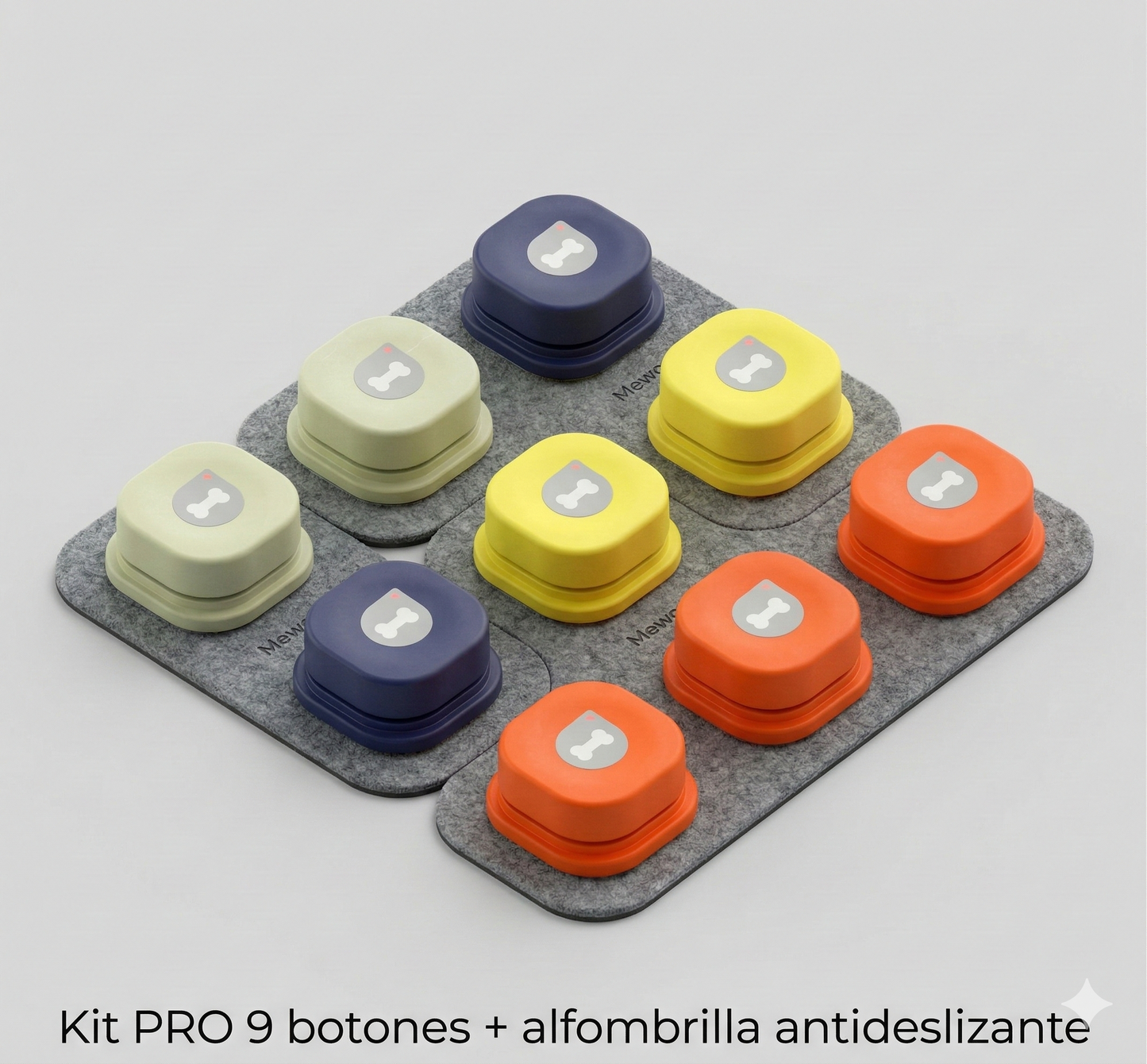 Kit PRO TalkConnect con 9 botones grabables y alfombrilla antideslizante