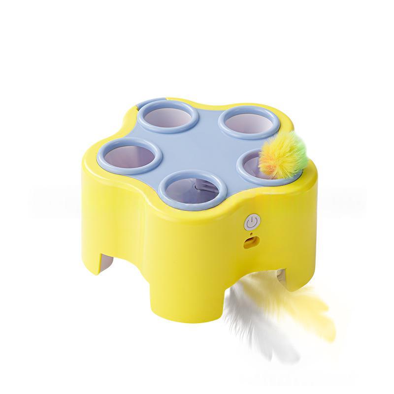 PopMole amarillo con tapa azul