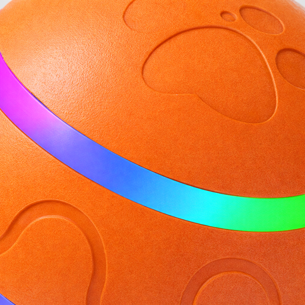 Detalle de OrbitBall Pro: relieve exterior y acabado